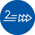 Microlife 2-speed technology icon